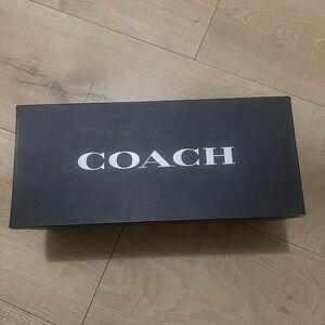 Coach Black Shoe Box with White Logo